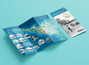 Création du dépliant "Au fil des rues" pour l'office de tourisme Rochefort Océan