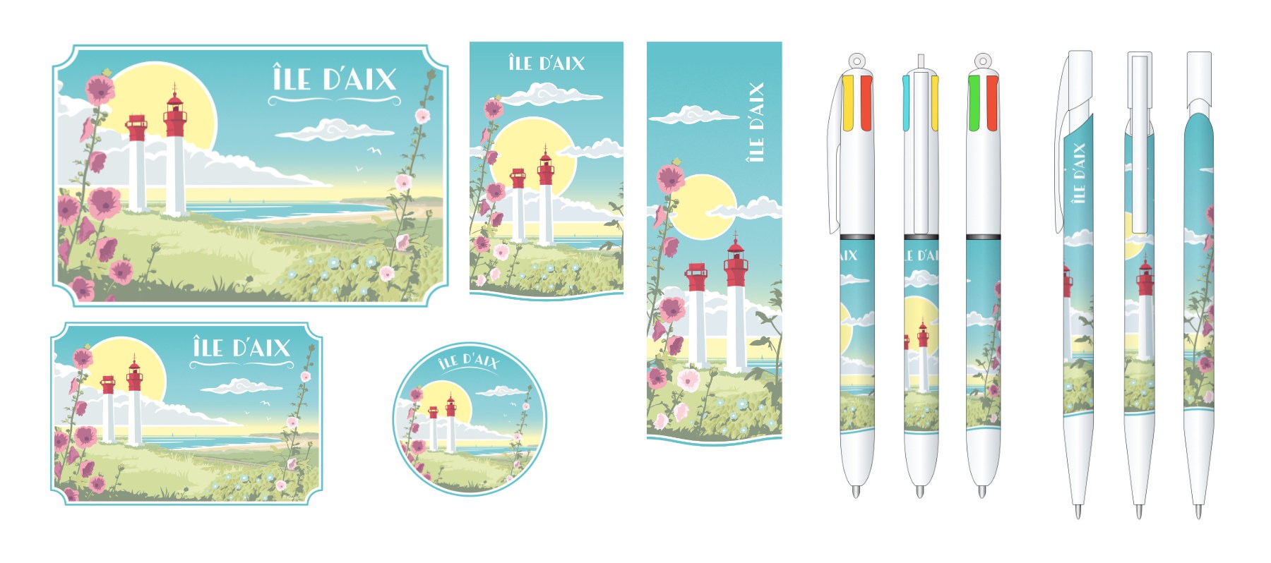 Planche_Aix Planche d'illustrations