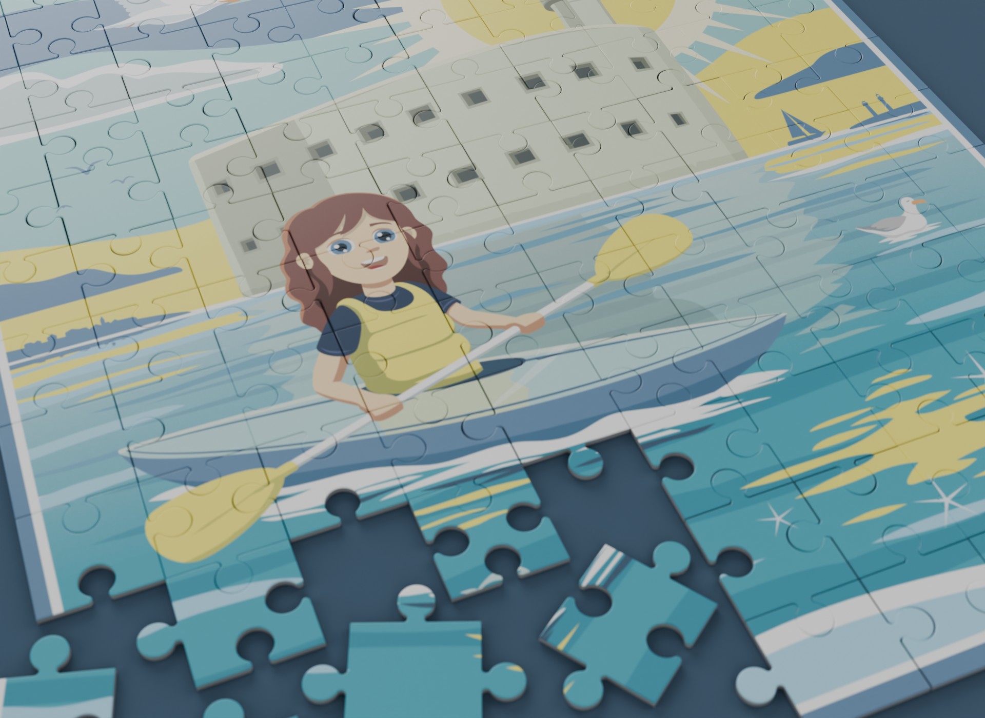 Puzzle_05 Illustration puzzle